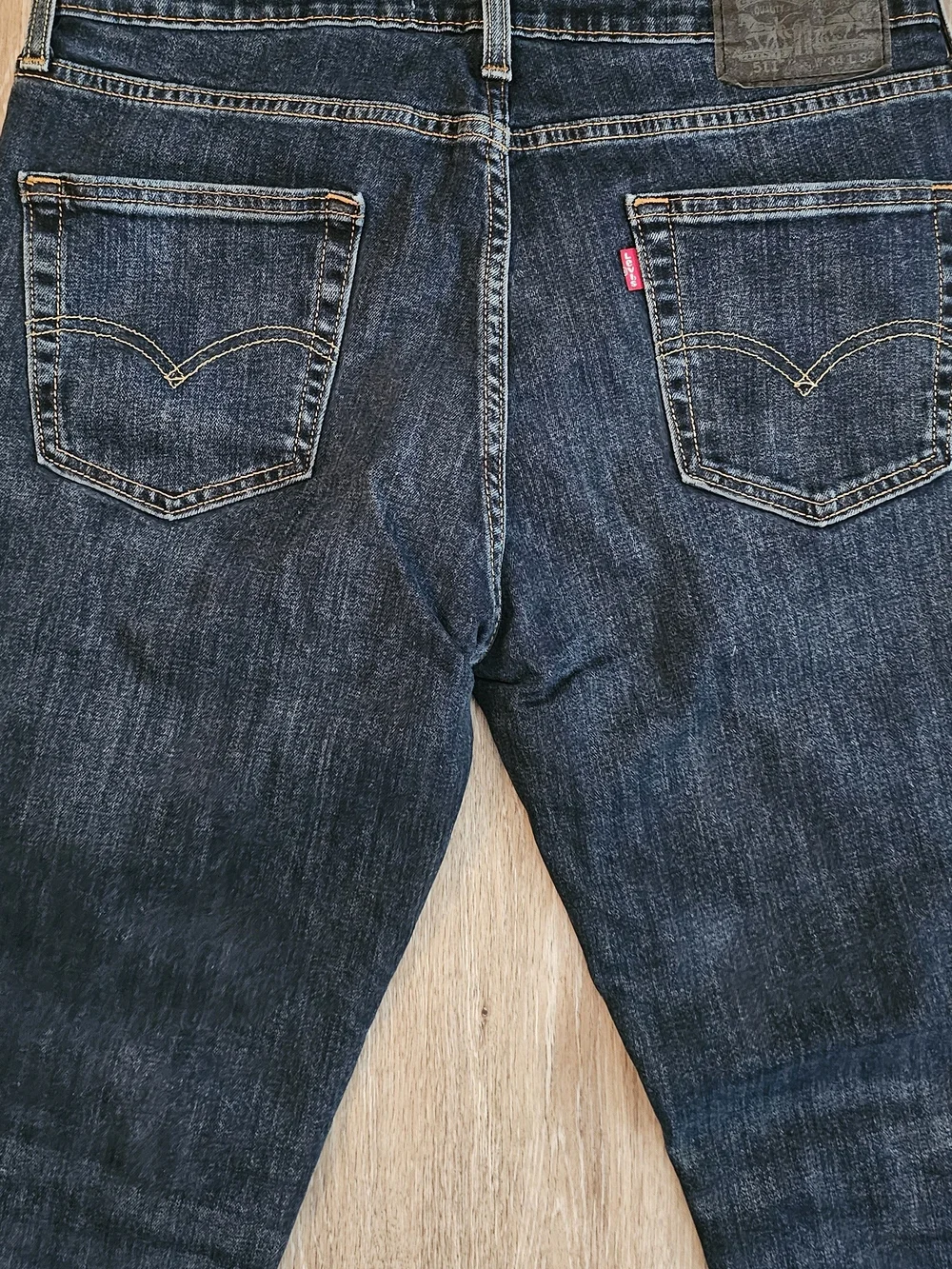 Levi's 511 Men's Dark Blue Slim Fit Jeans Sz 34 x 34